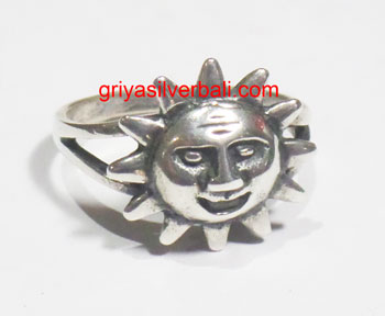 Ring No Stone bali silver bead