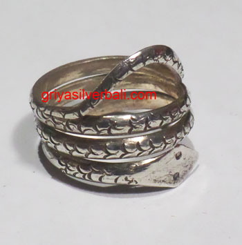 Ring No Stone bali silver bead