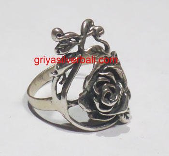 Ring No Stone bali silver bead