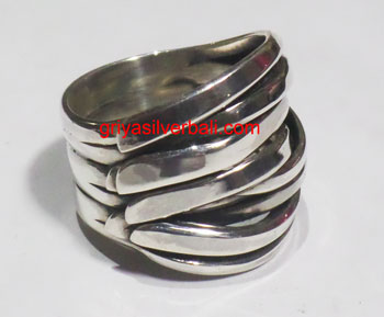 Ring No Stone bali silver bead