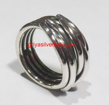 Ring No Stone bali silver bead