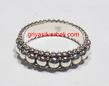 Ring No Stone bali silver bead