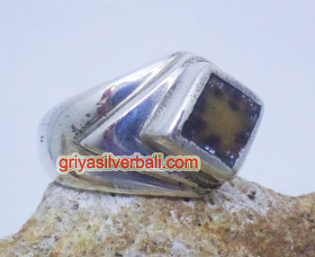 Ring With Stone bali silver bead