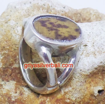 Ring With Stone bali silver bead