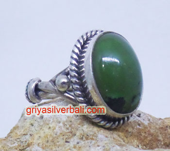 Ring With Stone bali silver bead