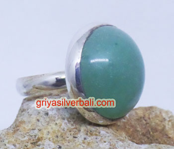 Ring With Stone bali silver bead