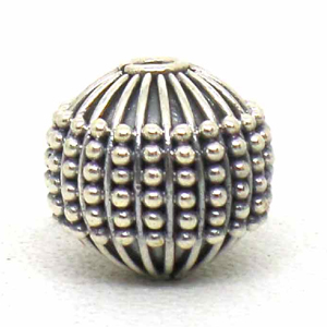 Round Beads bali silver bead