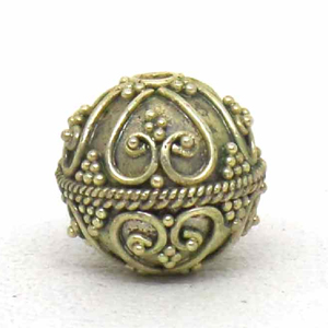 Round Beads bali silver bead