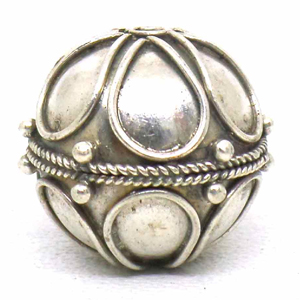 Round Beads bali silver bead