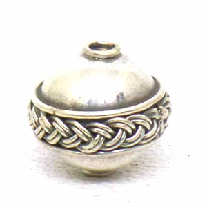 Round Beads bali silver bead