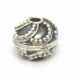 Round Beads bali silver bead