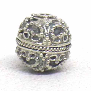 Round Beads bali silver bead