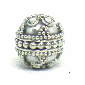 Round Beads bali silver bead