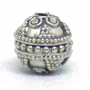 Round Beads bali silver bead