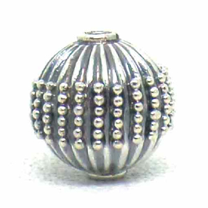 Round Beads bali silver bead