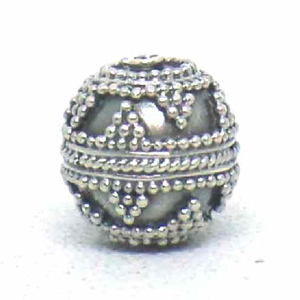 Round Beads bali silver bead