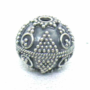 Round Beads bali silver bead