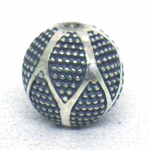 Round Beads bali silver bead