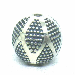 Round Beads bali silver bead