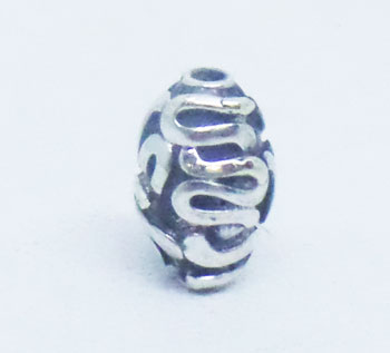 Round Beads bali silver bead