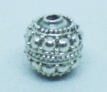 Round Beads bali silver bead