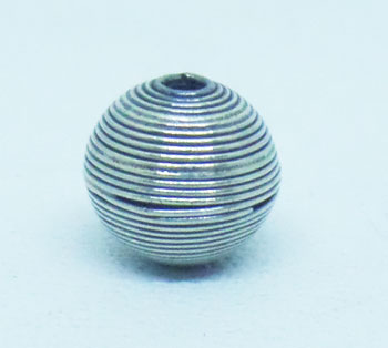 Round Beads bali silver bead