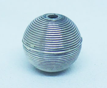 Round Beads bali silver bead