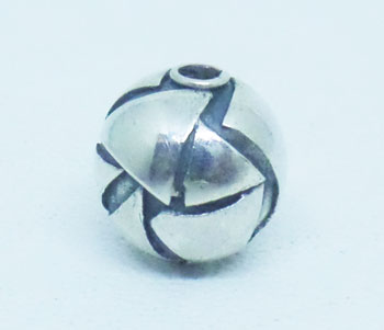 Round Beads bali silver bead