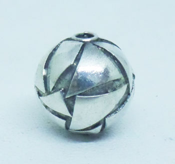 Round Beads bali silver bead