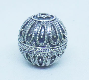 Round Beads bali silver bead