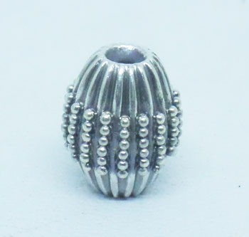 Round Beads bali silver bead