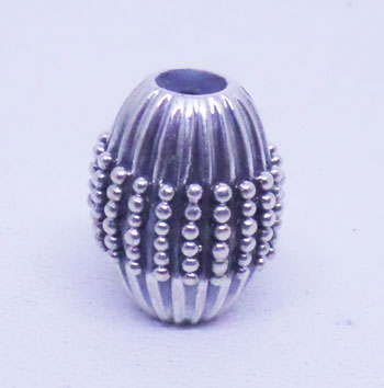 Round Beads bali silver bead