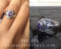 Rws 001 bali silver bead