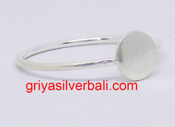 Simple Minimalist Ring bali silver bead