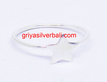 Simple Minimalist Ring bali silver bead