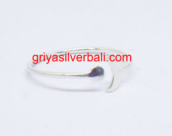 Simple Minimalist Ring bali silver bead