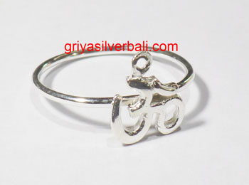 Simple Minimalist Ring bali silver bead