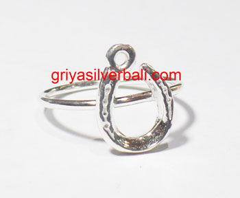 Simple Minimalist Ring bali silver bead