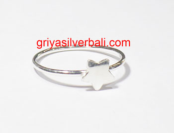 Simple Minimalist Ring bali silver bead