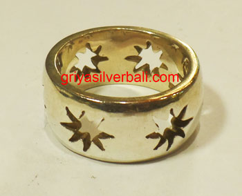 Ring No Stone bali silver bead