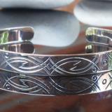 Bangle bali silver bead