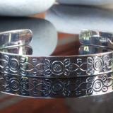 Bangle bali silver bead