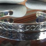 Bangle bali silver bead