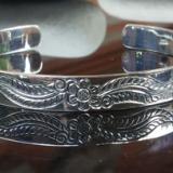 Bangle bali silver bead