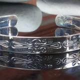 Bangle bali silver bead