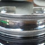 Bangle bali silver bead