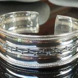 Bangle bali silver bead