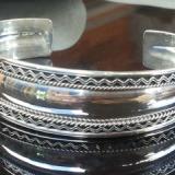 Bangle bali silver bead