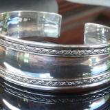 Bangle bali silver bead