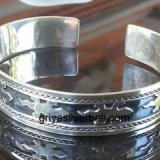 Bangle bali silver bead